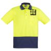 Unisex Hi Vis Basic Spliced Polo - Short Sleeve Thumbnail